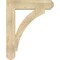 Ekena Millwork Thorton Craftsman Rough Sawn Bracket, Douglas Fir, 6"W x 32"D x 40"H BKT06X32X40THR04RDF - alternate 2